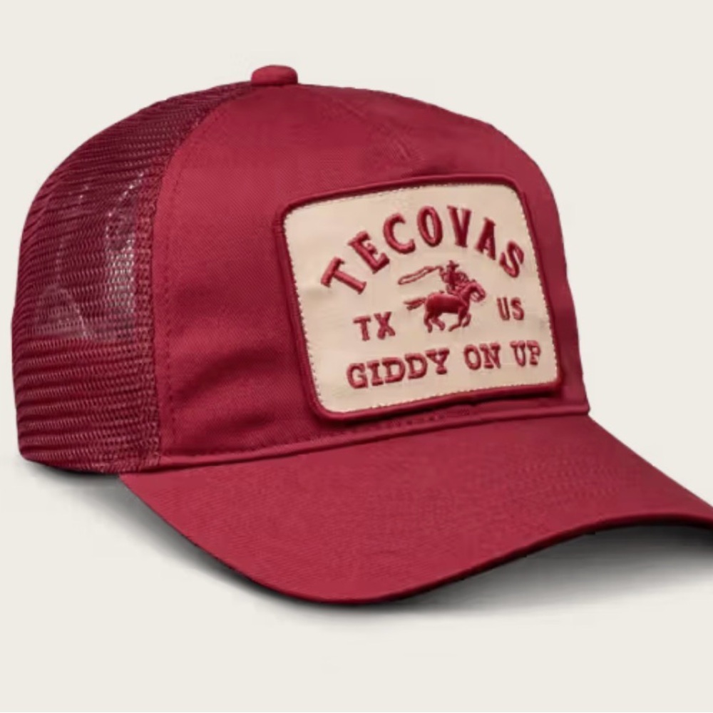 Tecovas | Burgundy “Giddy On Up” Trucker Hat - Picture 4 of 10